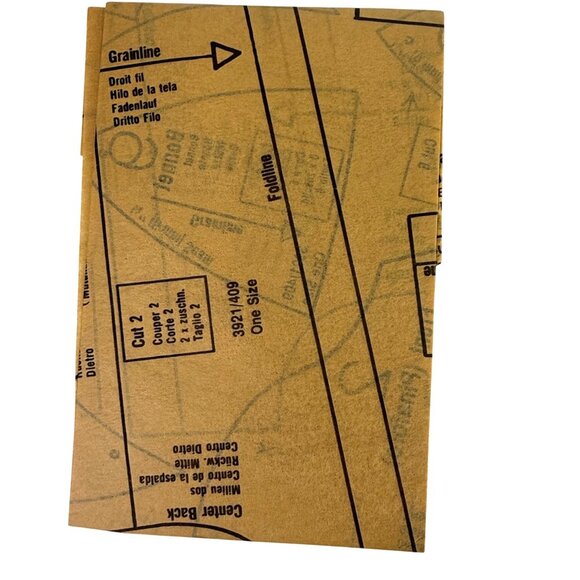 Butterick 3921 Cabbage Patch Kids Doll Preemie Clothes Sewing Pattern Romper Hat - Picture 5 of 6